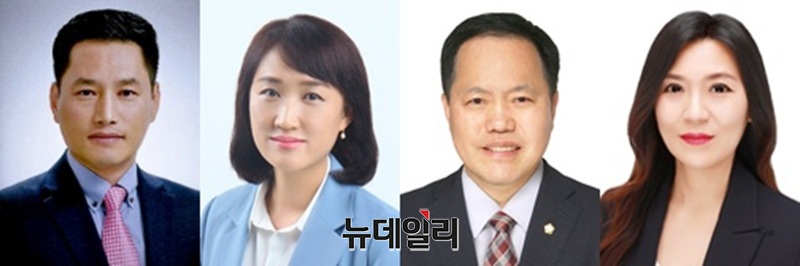 ▲ 왼쪽부터 안형진 위원장, 김선옥, 윤양수, 유은희 위원.ⓒ김경태 기자