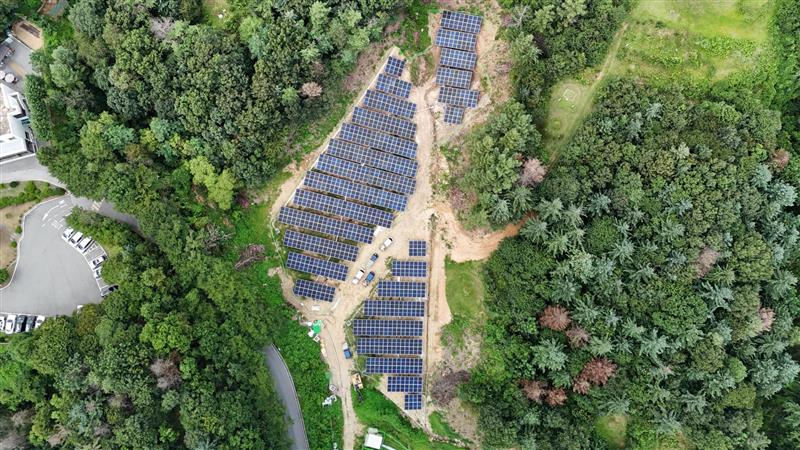 ▲ SK이터닉스 '솔라파크 춘천 군자1호' 태양광 발전소ⓒSK이터닉스