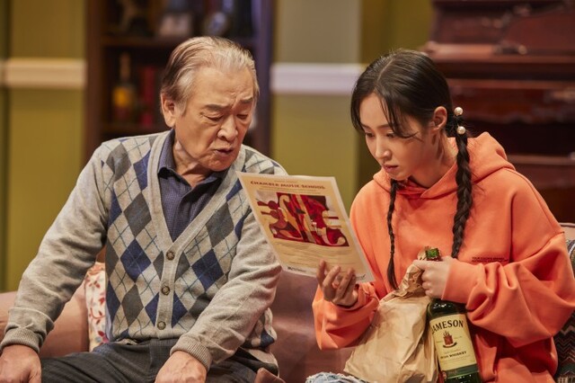 ▲ 연극 '앙리할아버지와 나' 공연 사진.ⓒ파크컴퍼니