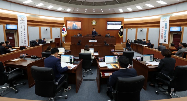 ▲ 제298회 제2차 정례회 개회ⓒ오산시의회 제공