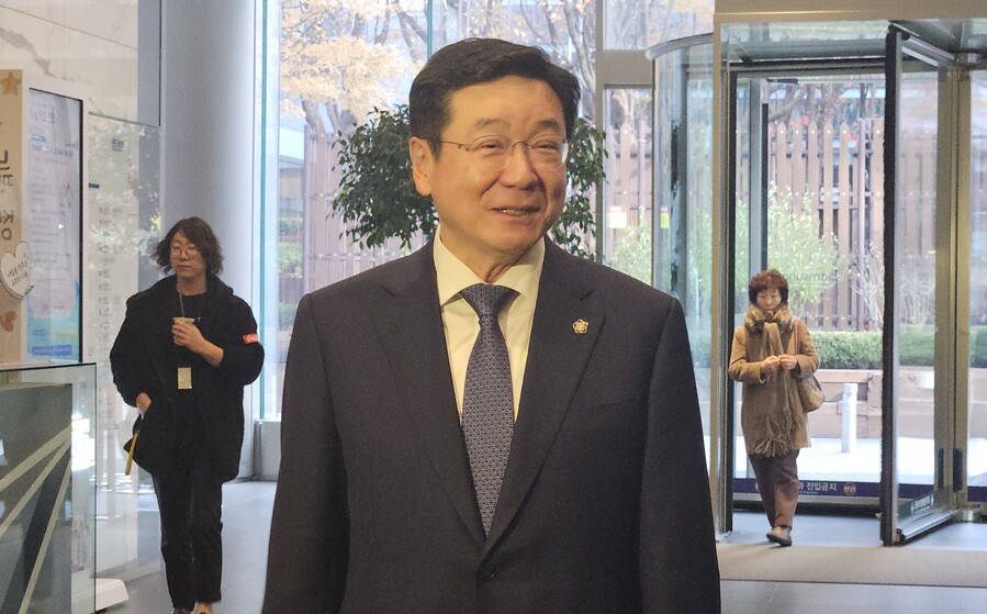 ▲ 이찬희 삼성 준감위원장ⓒ윤아름 기자