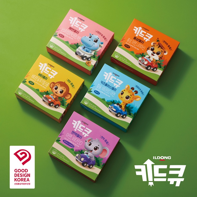 ▲ 일동제약 건강기능식품 '키드큐 시리즈'. ⓒ일동제약