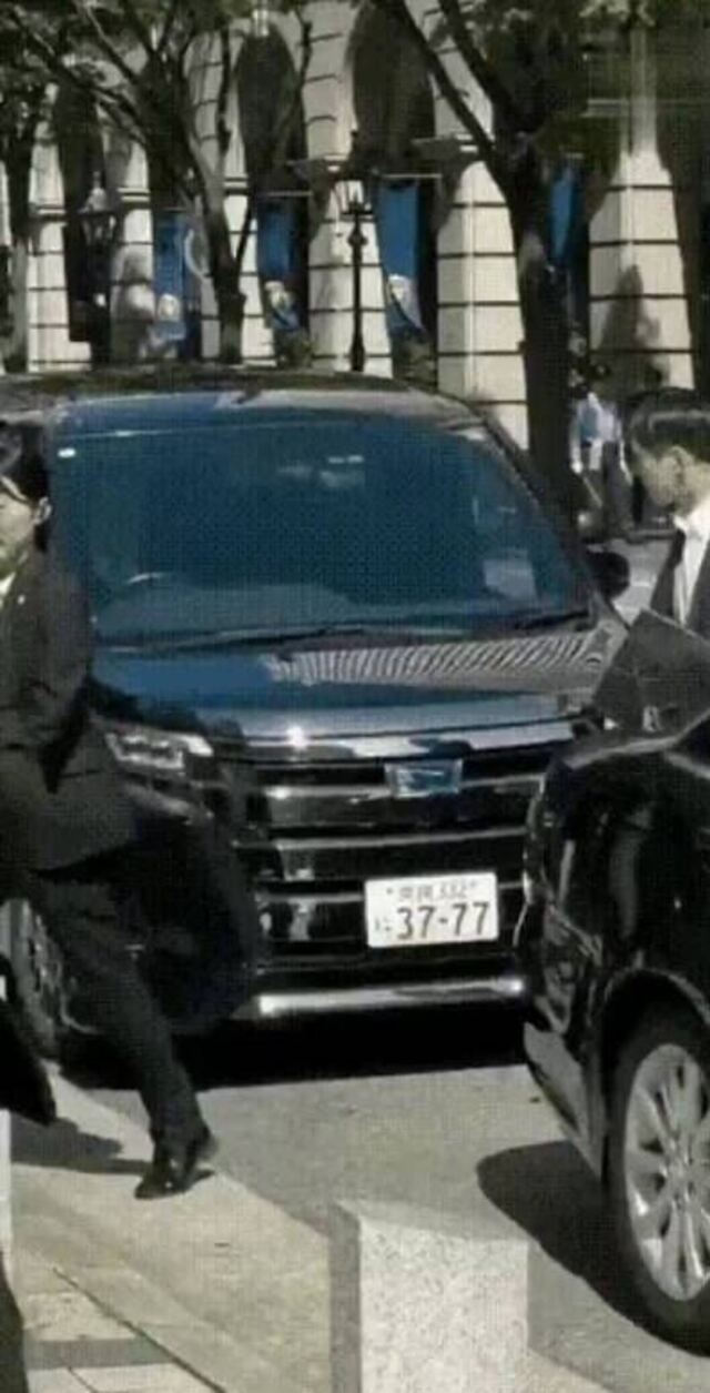 ▲ 중국 웨이보에서 공유되고 있는 다카이치 사나에 일본 총리의 차량 번호판 숫자. 출처=웨이보 갈무리ⓒ웨이보