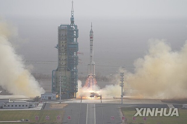 ▲ 선저우 22호 발사 모습. 출처=신화ⓒ연합뉴스