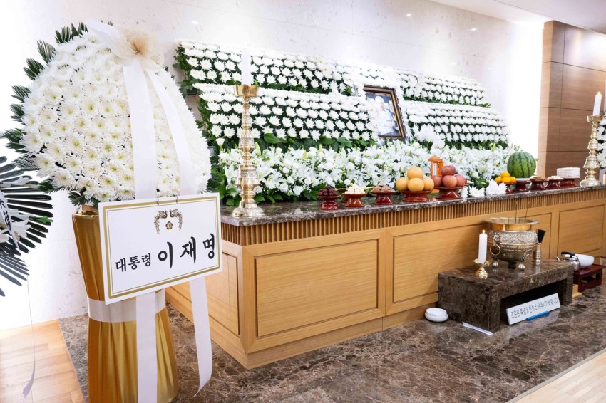 ▲ 故 이순재의 빈소가 25일 서울 송파구 서울아산병원 장례식장에 마련됐다.ⓒ사진공동취재단