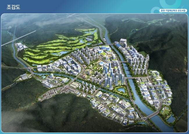 ▲ 기업혁신파크 조감도. ⓒ춘천시