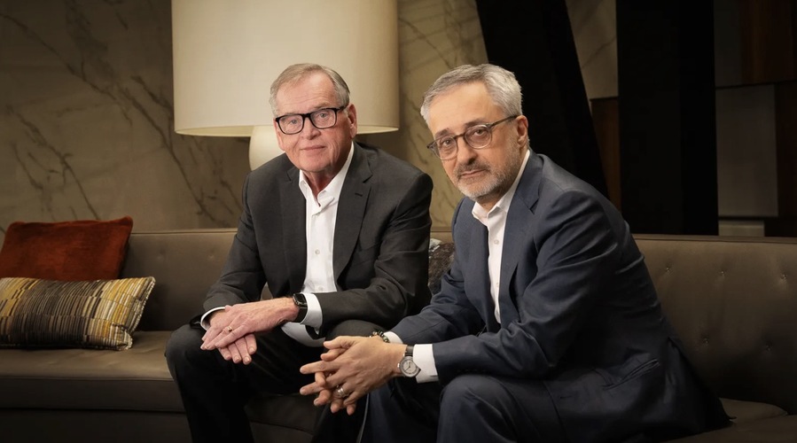 ▲ 존 렌(John Wren) 옴니콤 CEO(좌), 필리페 크라코우스키(Philippe Krakowsky) IPG CEO. ©Omnicom