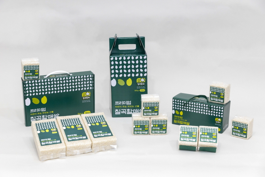 ▲ 소포장된 프리미엄칠곡할매쌀ⓒ