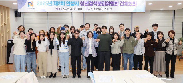 ▲ 청년정책 분과위원회 전체회의ⓒ안성시 제공