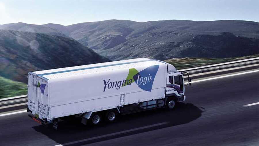 ▲ 용마로지스 차량. ⓒ용마로지스