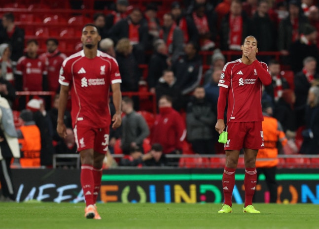 ▲ EPL 챔피언 리버풀이 홈에서 에인트호번에 1-4 참패를 당했다.ⓒ연합뉴스 제공