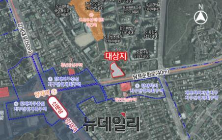 ▲ 강남구 도곡동 914-1번지 일대 역세권 활성화 지구단위계획 위치도 ⓒ서울시