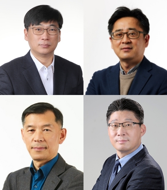 ▲ (왼쪽 시계방향으로) 김현조, 윤재균, 이동현, 이성락 삼성중공업 신임 부사장. ⓒ삼성중공업