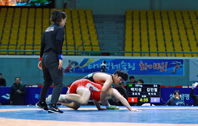 ▲ 지난 2023년 레슬링대회 모습. ⓒ태백시
