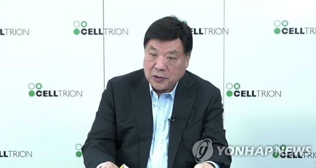 ▲ 서정진 셀트리온그룹 회장이 온라인 간담회에서 발언하고 있다. 셀트리온 유튜브 갈무리. 251119 ⓒ연합뉴스
