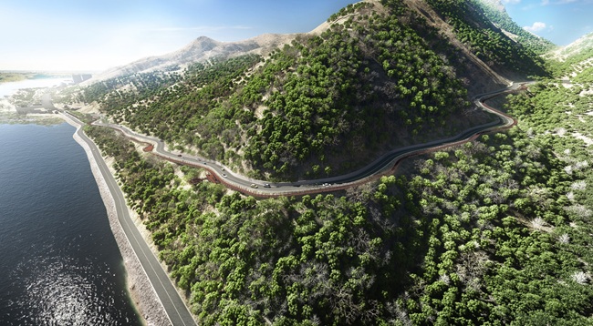 ▲ 소양강 걷기길 조성사업 조감도. ⓒ춘천시