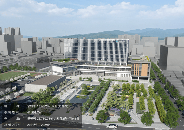 ▲ 인천시 미추홀구 신청사 조감도ⓒ미추홀구 제공