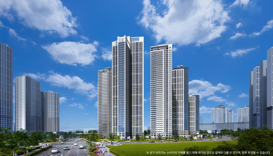 ▲ 인천 미추홀구 시티오씨엘 8단지 투시도 ⓒDCRE 제공