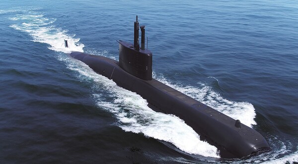 ▲ 한화오션의 수출형 잠수함 모습.ⓒ 한화오션