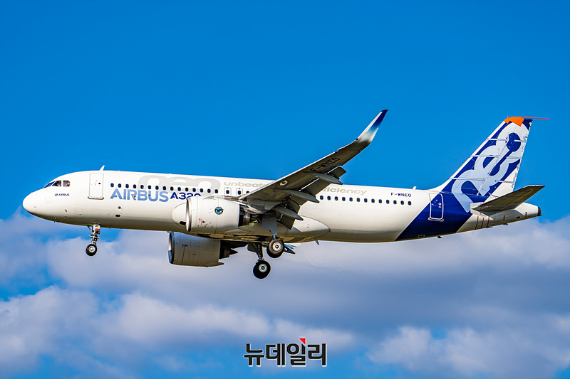 ▲ 에어버스 A320 여객기. ⓒ서성진 기자