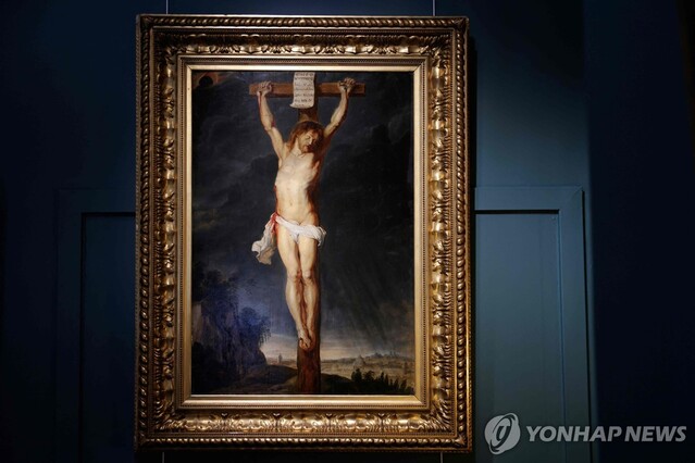 ▲ 페테르 파울 루벤스의 '십자가에 못 박힌 그리스도'. 출처=AFPⓒ연합뉴스