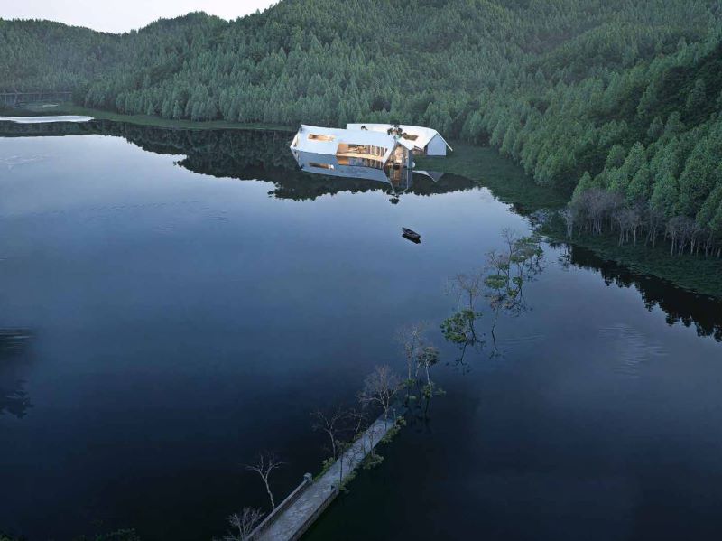 ▲ ‘2025 대한민국 실내건축대전’ 대상을 차지한 상명대  디자인대학 스페이스디자인전공의 ‘스테이 오미’.ⓒ상명대