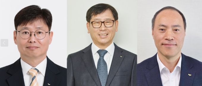 ▲ (좌측부터) 박건훈 세아창원특수강 대표이사 전무, 백규한 세아제강지주 전무, 변영길 세아제강 전무ⓒ세아그룹