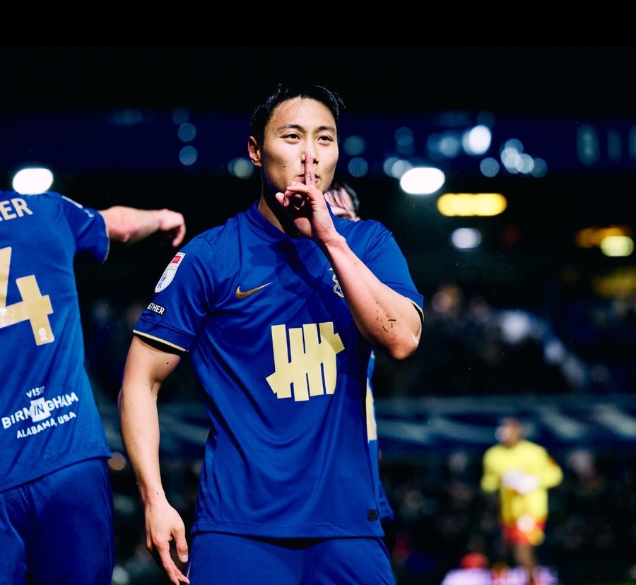 ▲ 버밍엄 시티의 백승호가 리그 4호골을 터뜨리며 팀 승리를 이끌었다.ⓒ버밍엄 시티 제공