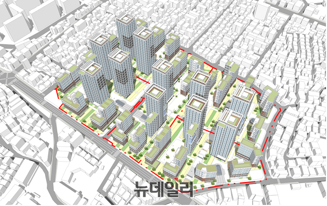 ▲ 강북구 수유동 392-9번지 일대 모아타운 조감도 ⓒ서울시