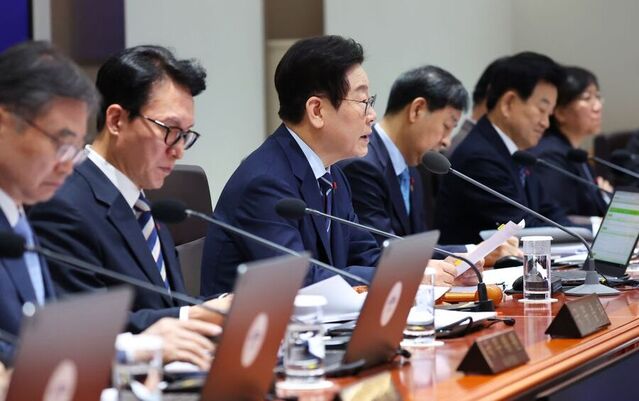 ▲ 이재명 대통령이 2일 서울 용산 대통령실 청사에서 열린 국무회의에서 발언하고 있다. ⓒ뉴시스