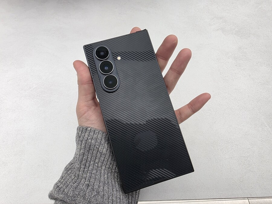 ▲ ‘갤럭시 Z 트라이폴드’후면 모습.ⓒ이가영 기자