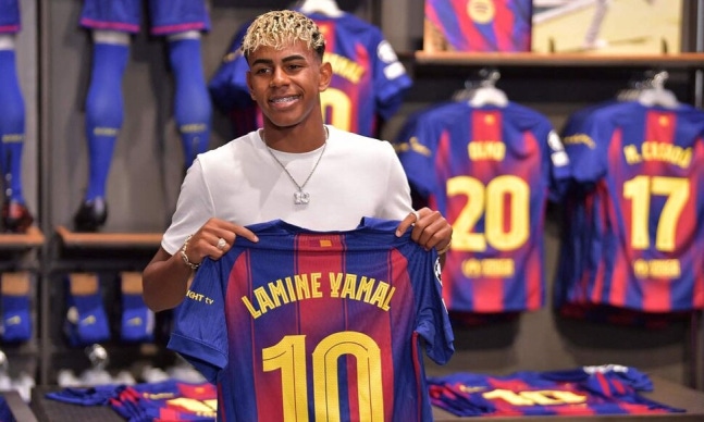 ▲ '제2의 메시'로 평가받는 야말이 '제1의 야말'이 되겠다고 선언했다.ⓒ연합뉴스 제공