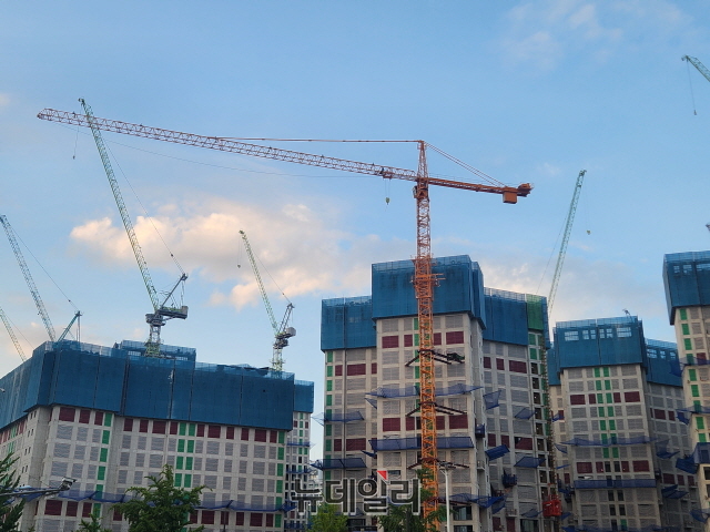 ▲ 서울 아파트 재건축 공사현장. ⓒ뉴데일리DB