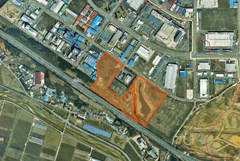 ▲ 김시민파크골프장 위치도.ⓒ천안시