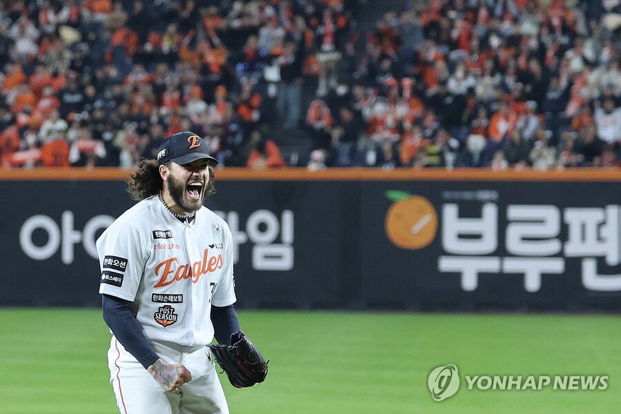 ▲ 한화의 '절대 에이스' 폰세가 MLB 토론토 이적이 유력하다.ⓒ연합뉴스 제공