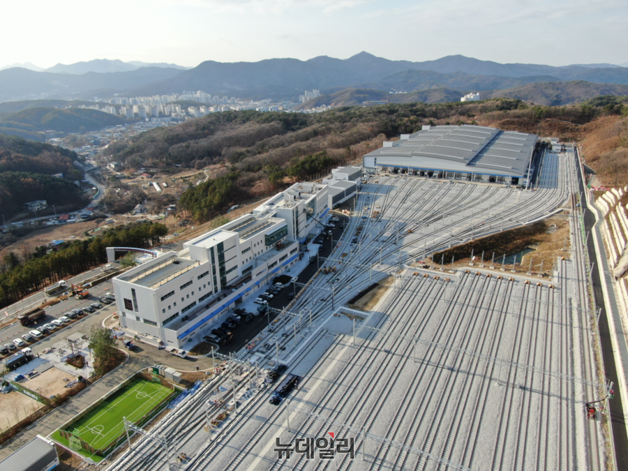 ▲ 경기도 남양주 진접차량기지 전경 ⓒ서울시