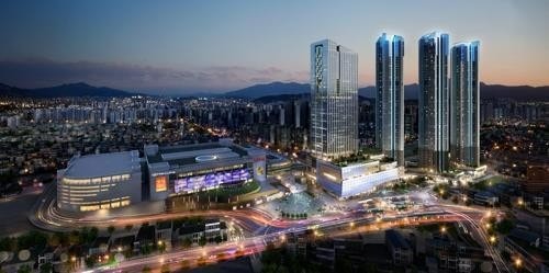 ▲ 청량리역 롯데캐슬 SKY-L65 조감도. ⓒ롯데건설