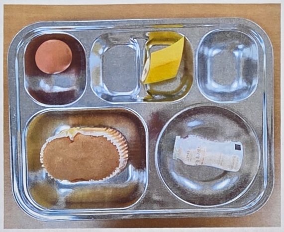 ▲ 대전 선화초 병설유치원에 제공되는 급식.ⓒ김연수 위원장