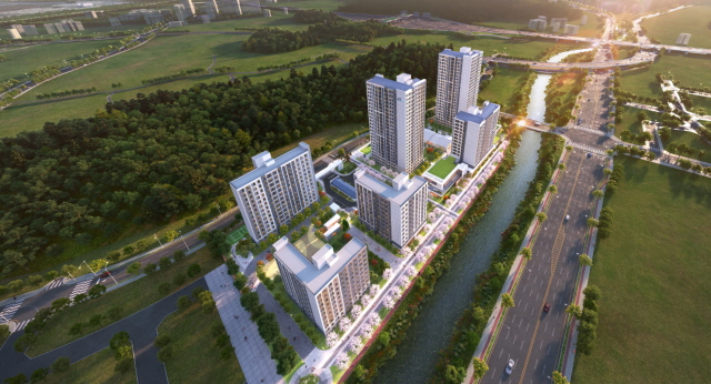 ▲ 시흥거모 공공주택지구 A-1BL 민간참여 공공주택건설사업 조감도. ⓒGS건설