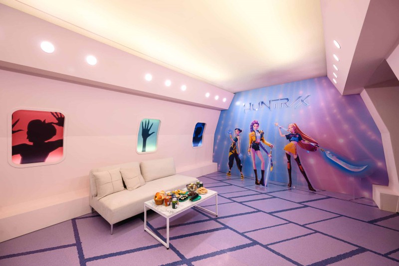 ▲ '케이팝 데몬 헌터스' 서울 팝업 현장.ⓒ비스테이지