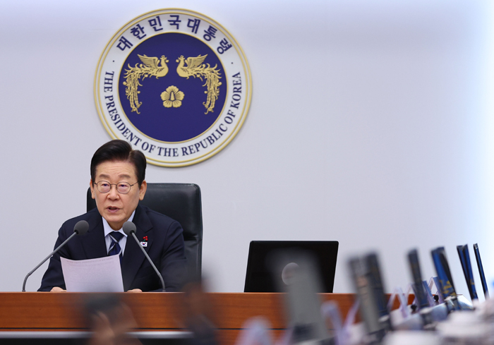 ▲ 이재명 대통령이 지난 4일 서울 용산 대통령실 청사에서 열린 수석보좌관회의에서 발언하고 있다. ⓒ대통령실통신사진기자단