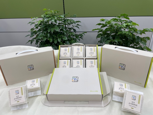 ▲ 경기미 활용 프리미엄 소포장 선물 세트ⓒ평택시 제공