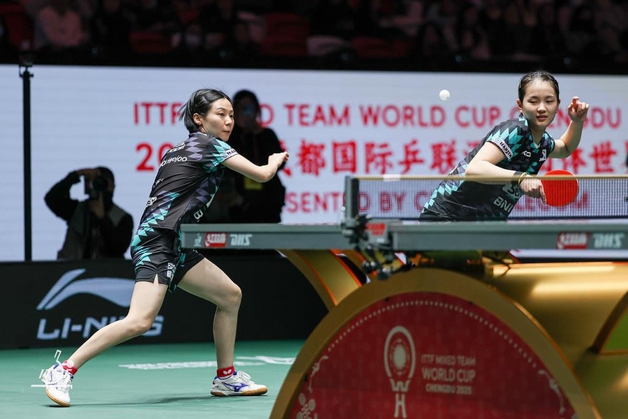 ▲ 한국 탁구가 ITTF 혼성단체 월드컵에서 '세계 최강' 중국과 결승 길목에 만난다.ⓒITTF 제공
