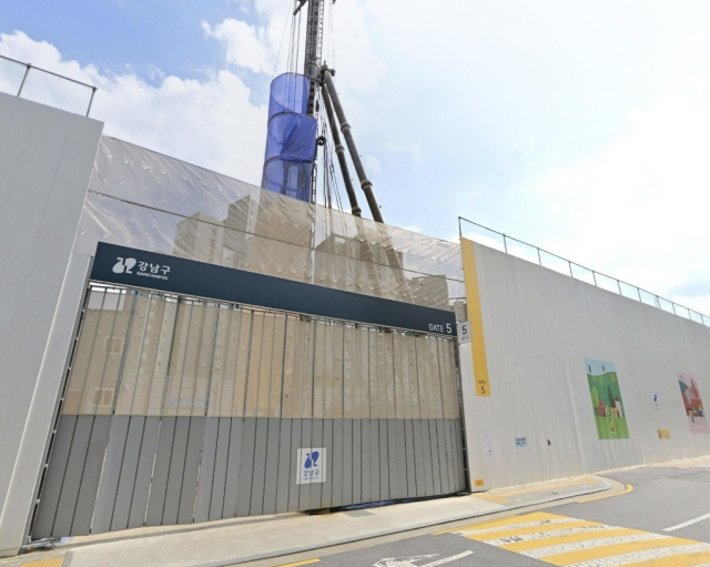 ▲ 역삼센트럴자이 공사현장. ⓒ네이버지도