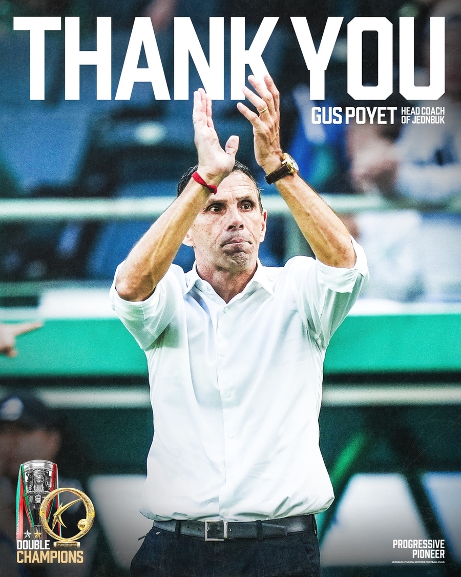 ▲ 전북의 1강을 이끈 포옛 감독이 1년 만에 사임했다.ⓒ전북 현대 제공