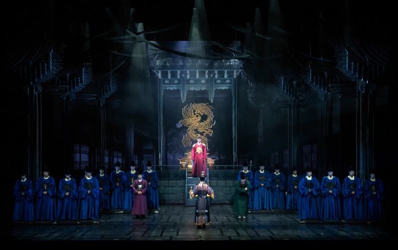 ▲ 뮤지컬 '한복 입은 남자' 공연 장면.ⓒEMK뮤지컬컴퍼니