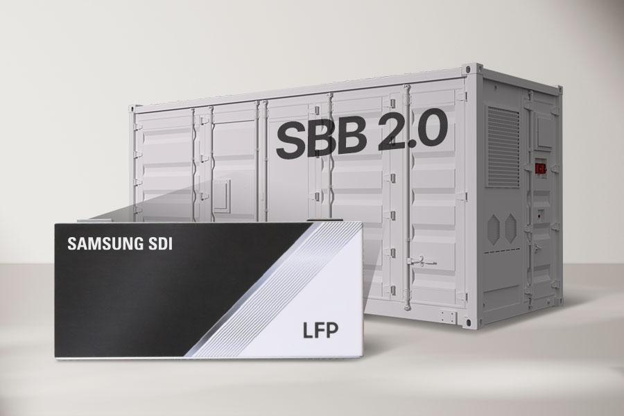 ▲ LFP 배터리가 탑재된 ESS 제품 'SBB(Samsung Battery Box) 2.0ⓒ삼성SDI