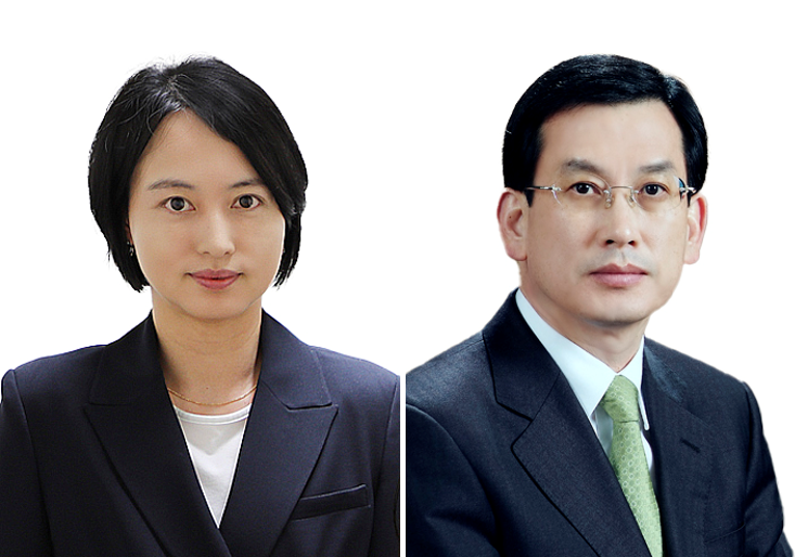 ▲ (왼쪽부터)DGIST 뇌과학과 엄지원 교수 연구팀과 장익수 iProtein Therapeutics 대표.ⓒDGIST