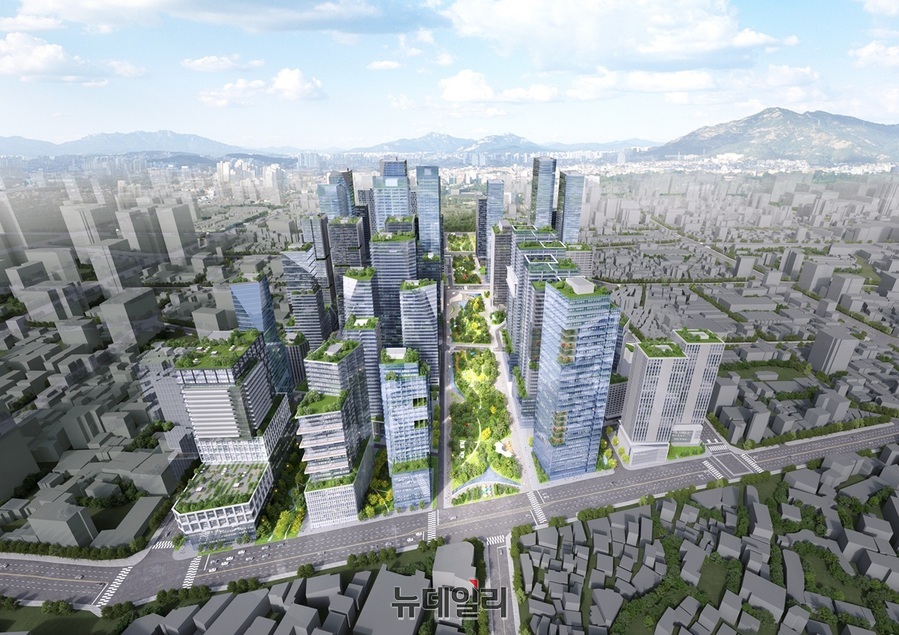 ▲ 세운지구 재개발 계획 조감도 ⓒ서울시
