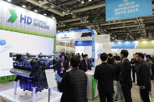 ▲ WHE 2025 HD현대인프라코어 부스. ⓒ한국자동차기자협회